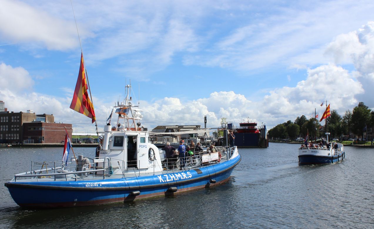 vertrek ui de haven